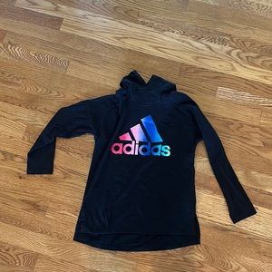 Adidas hooded long sleeve shirt